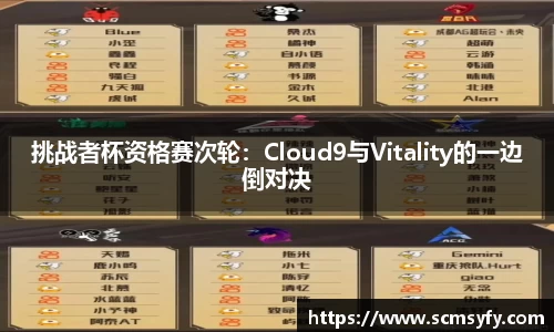 挑战者杯资格赛次轮:Cloud9与Vitality的一边倒对决